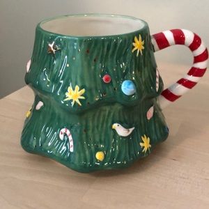 Anthropologie BirdCanFox Joyeaux Noel mug.